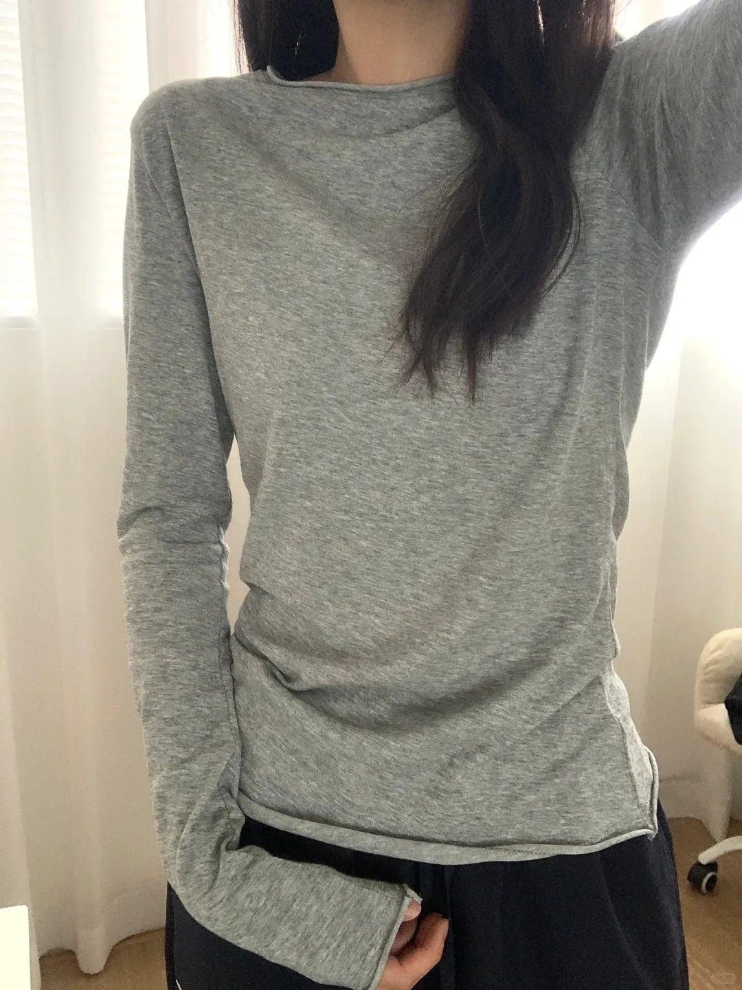 חולצת בייסיק ארוכה - דניאל