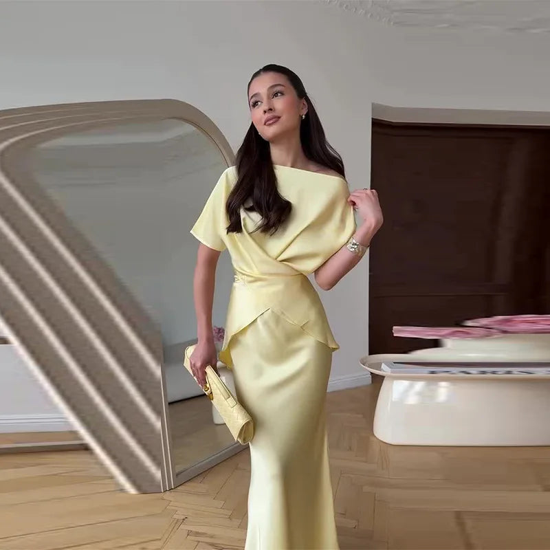 סט סאטן 2 חלקים - אנדי