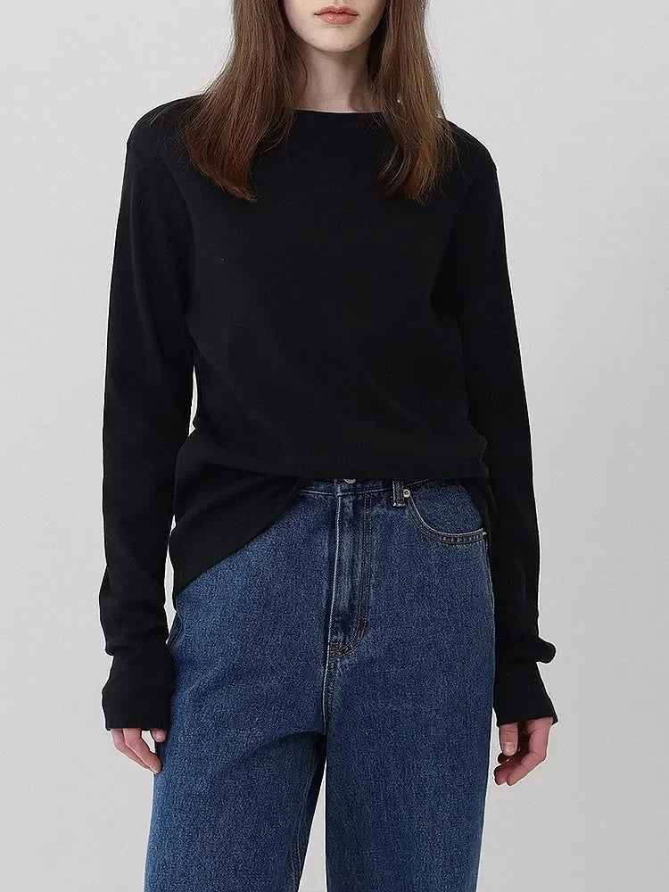 חולצת בייסיק ארוכה - ברי