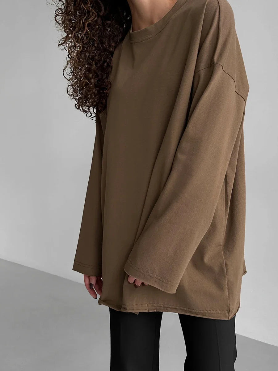 חולצת אוברסייז ארוכה - אוראל