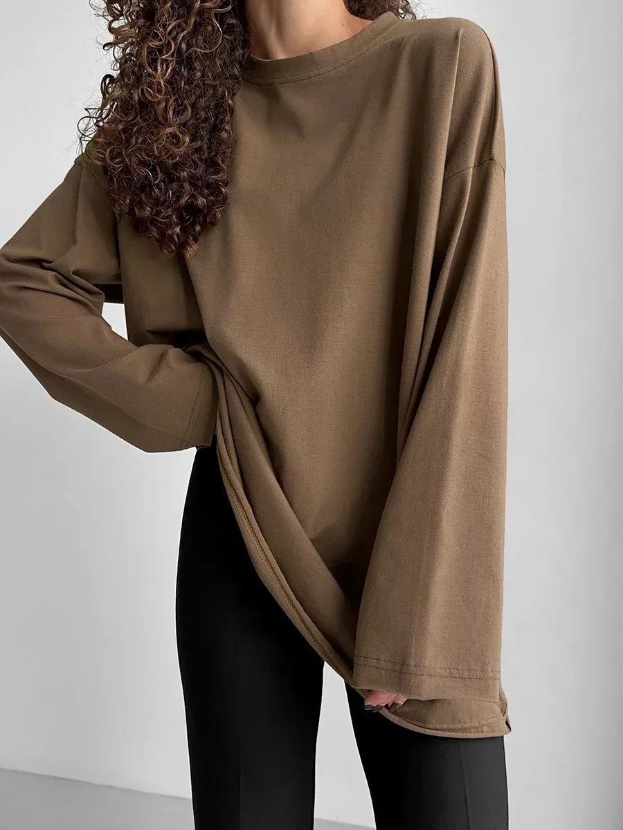 חולצת אוברסייז ארוכה - אוראל