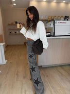 ג'ינס פרינט כוכב - סהר
