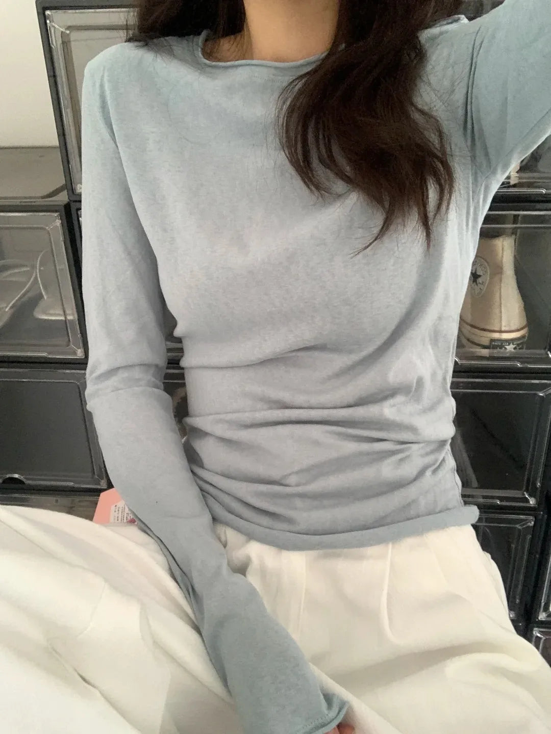 חולצת בייסיק ארוכה - דניאל