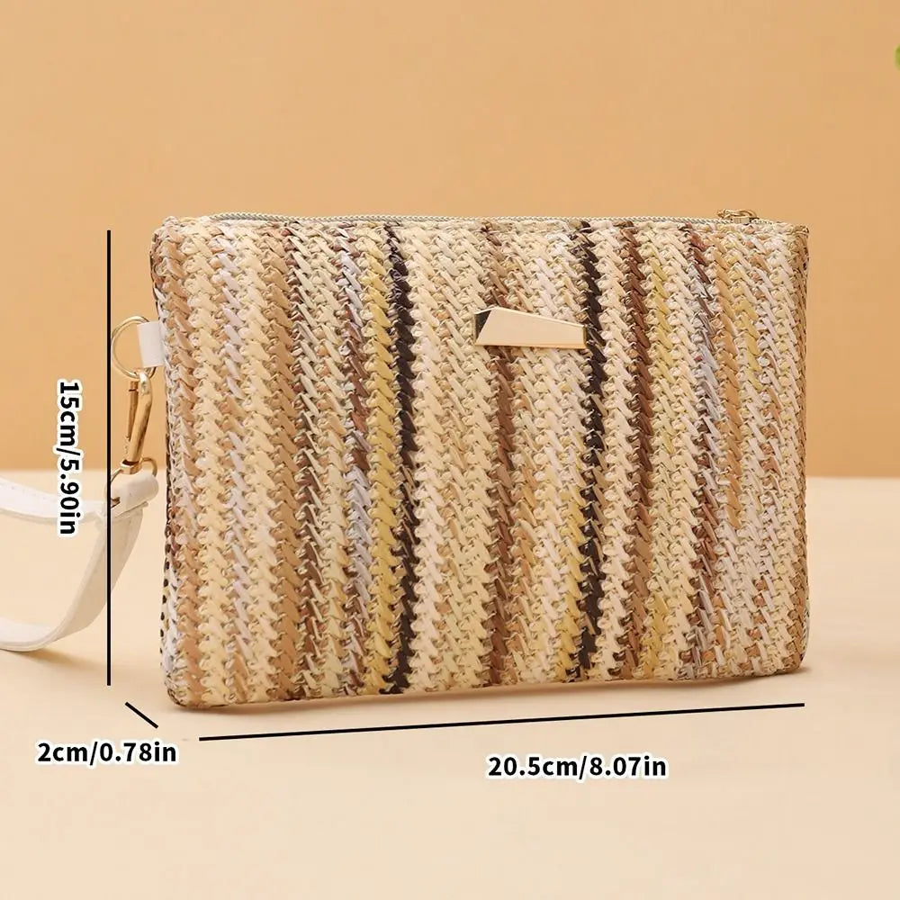 תיק קש צבעוני - לאוני