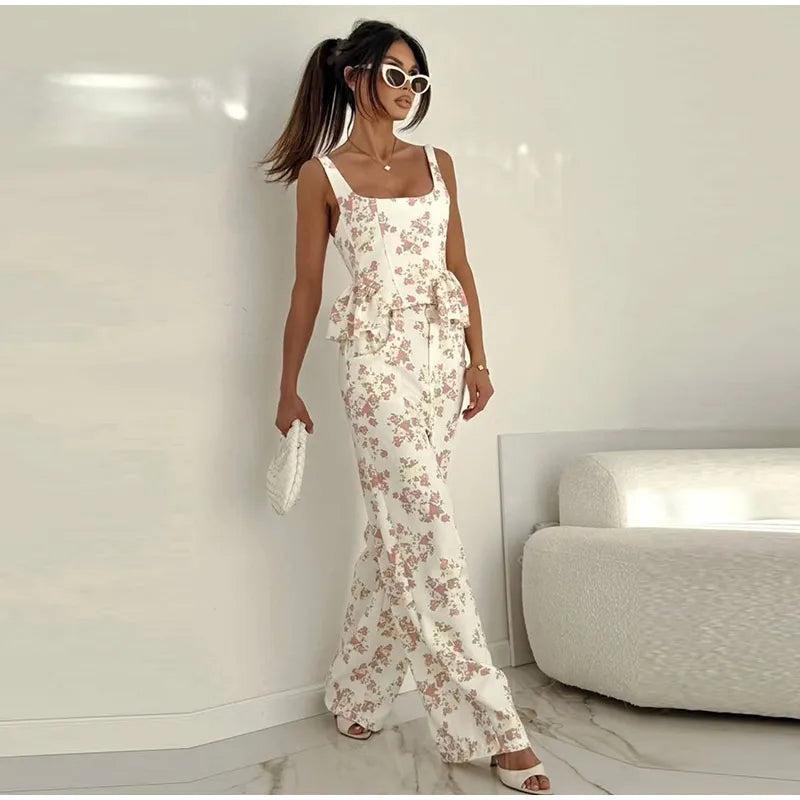 סט פרחוני 2 חלקים - ליס