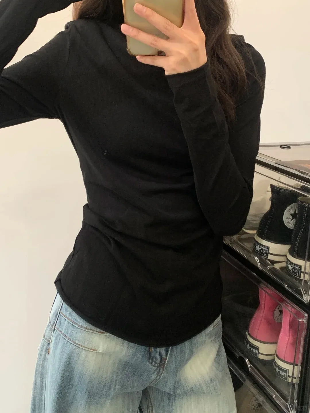 חולצת בייסיק ארוכה - דניאל