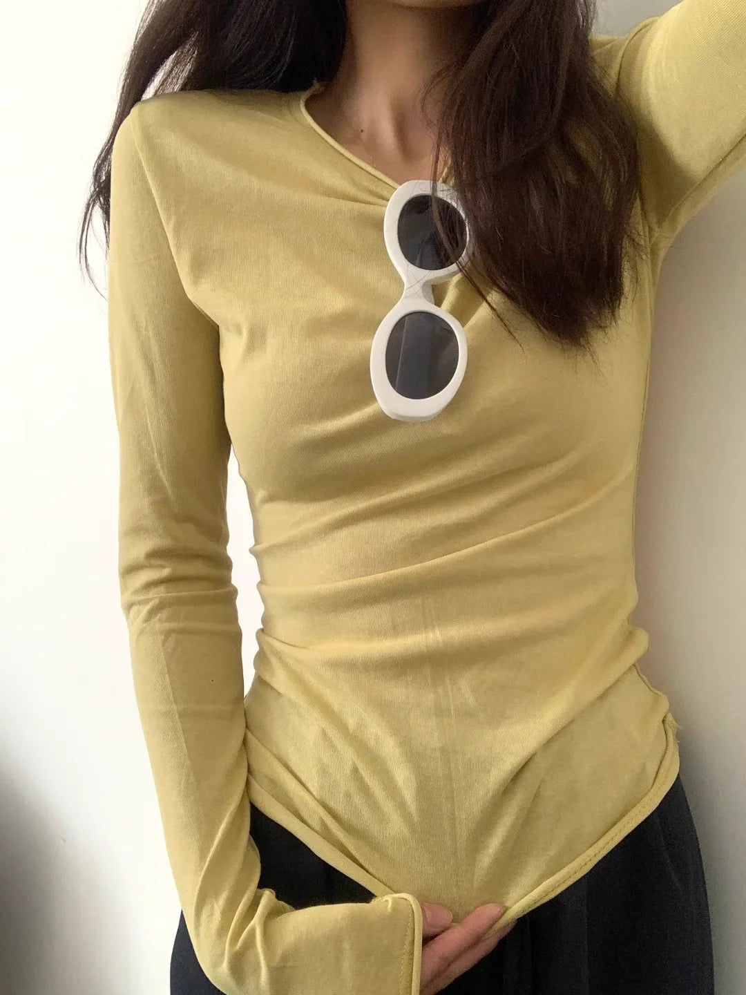 חולצת בייסיק ארוכה - דניאל